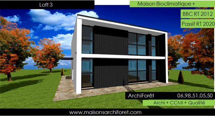 Maison Toit Plat Et Toiture Terrasse Bac Acier Ou Siplast encequiconcerne Couvertine Toit Plat