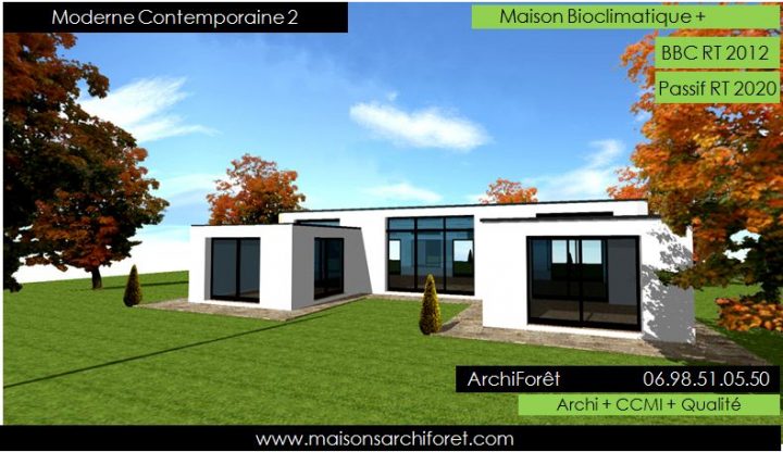 Maison Toit Plat Et Toiture Terrasse Bac Acier Ou Siplast intérieur Couvertine Toit Plat