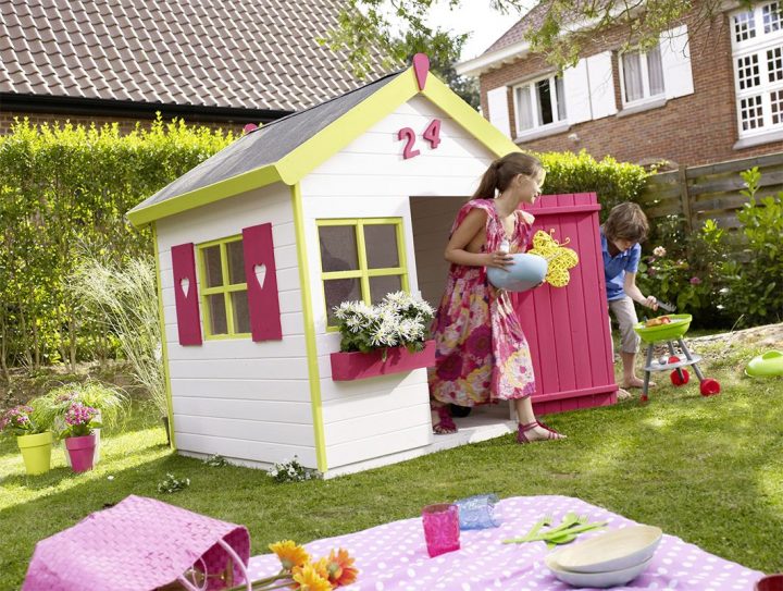 Maisonnette Janaka – Castorama | Maisonnette Enfant avec Maison De Jardin Pour Enfant