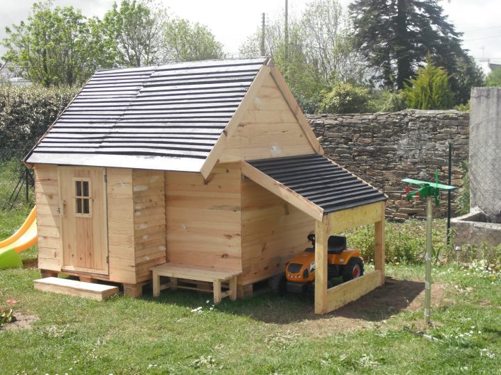 Mes Fabrications: Construction D'Une Cabane En Bois Pour à Cabane De Jardin Enfant Bois