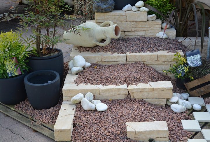 Mettre En Valeur Son Allée Avec Des Galets Blancs Pour à Jardin Avec Galets Blancs