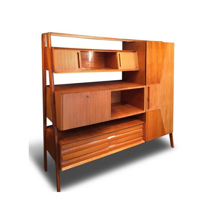 Meuble Italien En Bois De Merisier – 1960 – Design Market encequiconcerne Meuble Italien