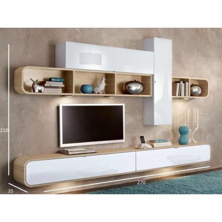 Meubles Tv, Meubles Et Rangements, Composition Murale Tv tout Composition Murale Design Italien