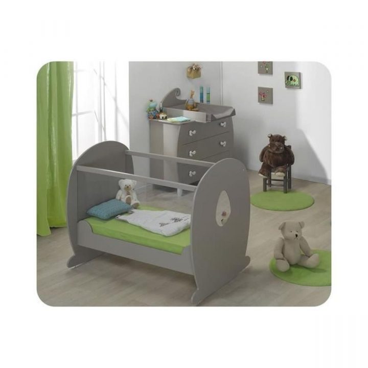 Mini Chambre Bébé Lutin Avec Lit Plexi Gris Gris – Achat pour Chambre Complète Bébé Pas Cher