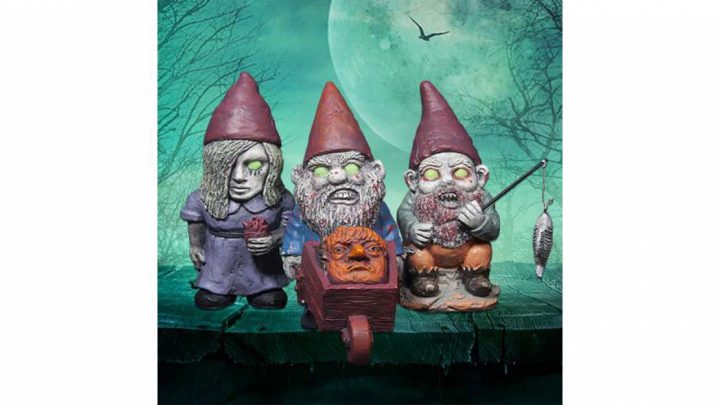 Mini Nains De Jardin Zombie , Set De 3 | Cadeaux24 dedans Nain De Jardin Zombie