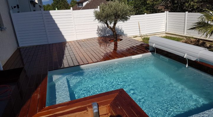 Mini Piscine En Bois Avec Terrasse En Bois | Vercors Piscine pour Petite Piscine Bois 2X2