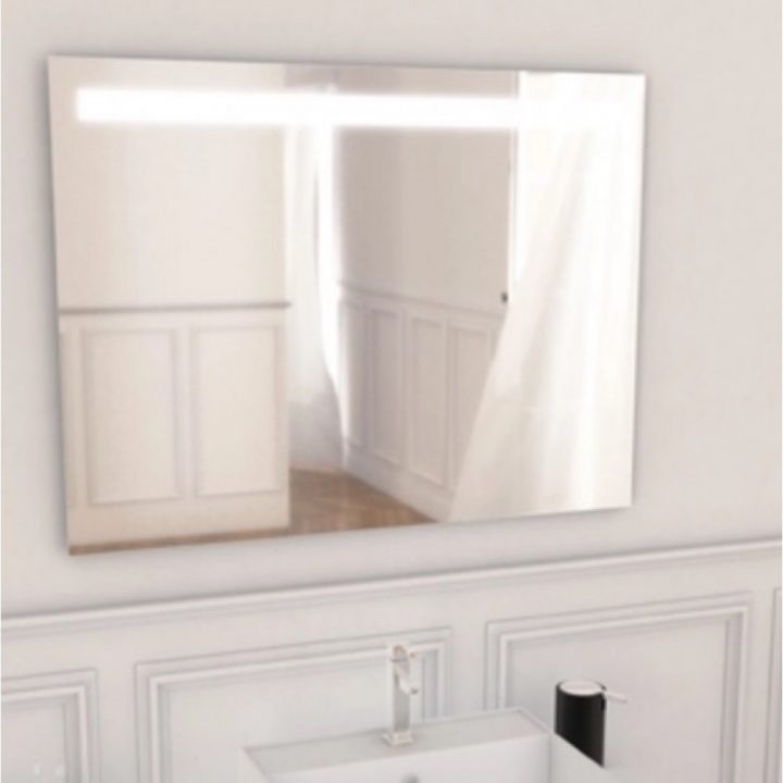 Miroir De Salle De Bain – Éclairant – Avec Système Anti-Buée -Sunset Salgar  Sur Bricozor tout Miroir Éclairant Salle De Bain