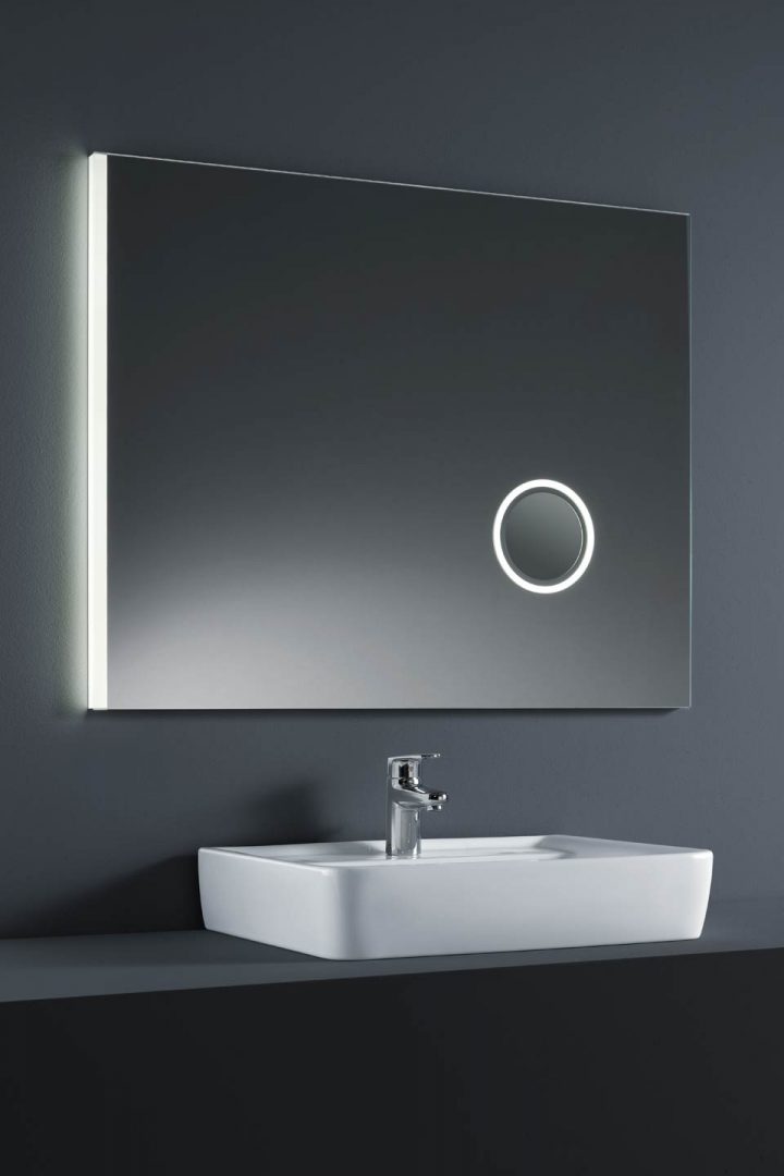 Miroir De Salle De Bain, Transformateur Incorporé avec Miroir Éclairant Salle De Bain