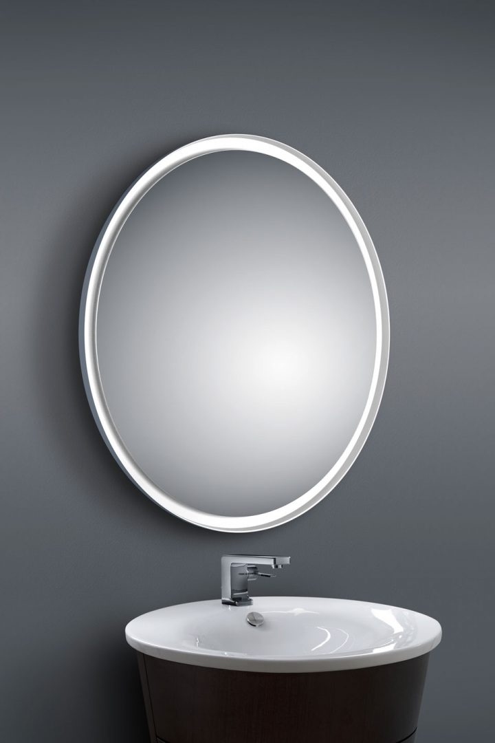 Miroir Lumineux À Éclairage Led, Protection Ip44 serapportantà Miroir Éclairant Salle De Bain