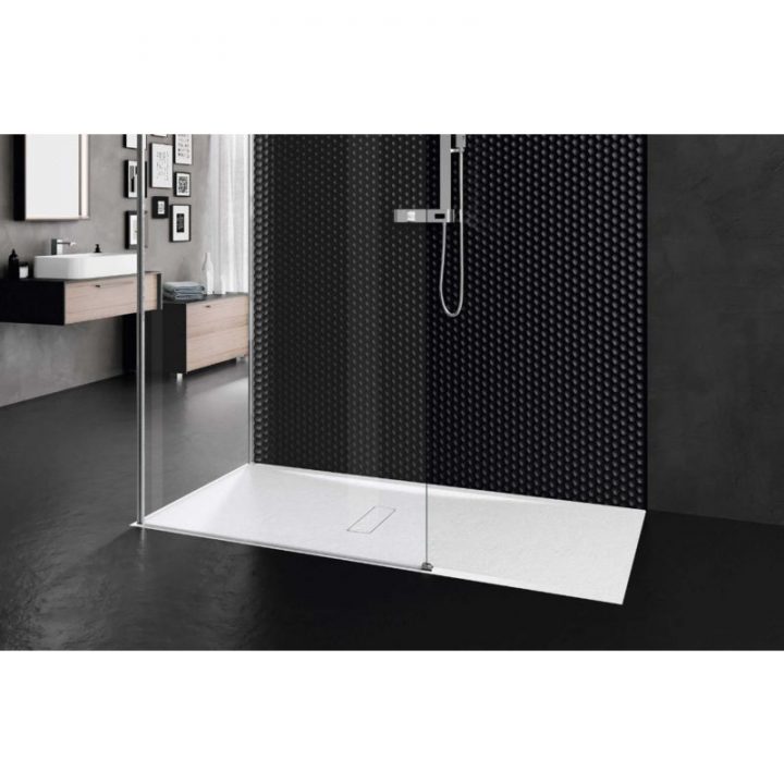 Novellini Receveur De Douche Custom Touch 140X80 Cm Rectangulaire Épaisseur  3,5 Cm pour Receveur Douche 140X80