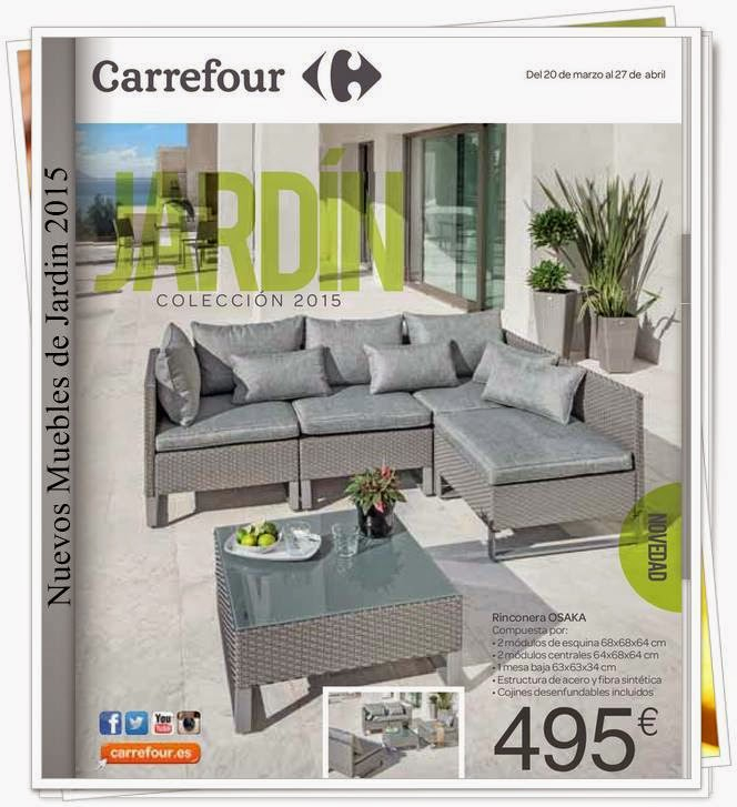 Nuevos Muebles De Jardin Y Decoracion Carrefour 2015 pour Carrefour Jardin