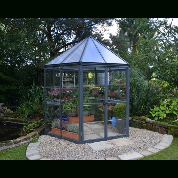 Oasis Hexagonal Greenhouse | Easy Diy Kit » Tip Top Yards pour Pergola Tuscany 4200