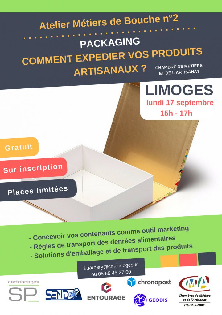 Packaging : Comment Expédier Vos Produits Artisanaux? – Les tout Chambre Des Metiers Limoges