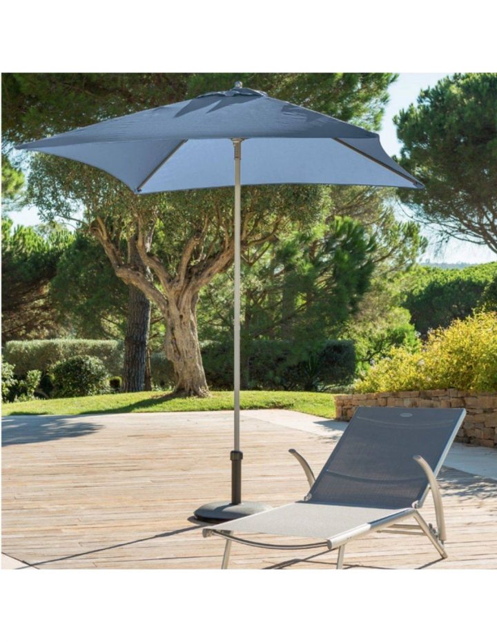 Parasol Anzio Carré Acier Polyester Coloris Au Choix avec Hesperides Mobilier Jardin