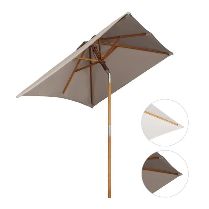 Parasol Bois Pas Cher – Agencement De Jardin Aux Meilleurs serapportantà River Han Teck