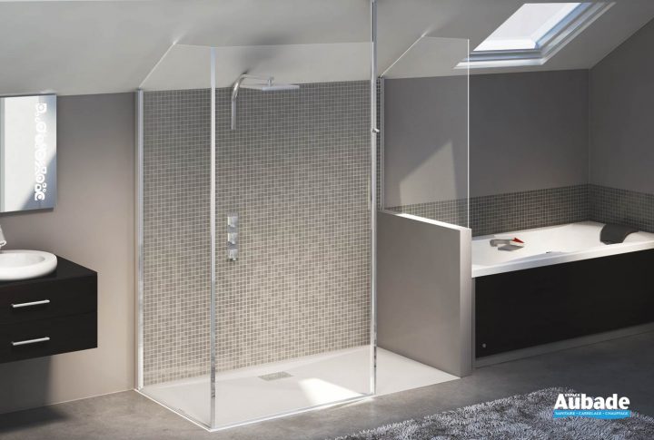 Paroi De Douche Sur Mesure Kinedo | Espace Aubade dedans Cabine De Douche Sur Mesure