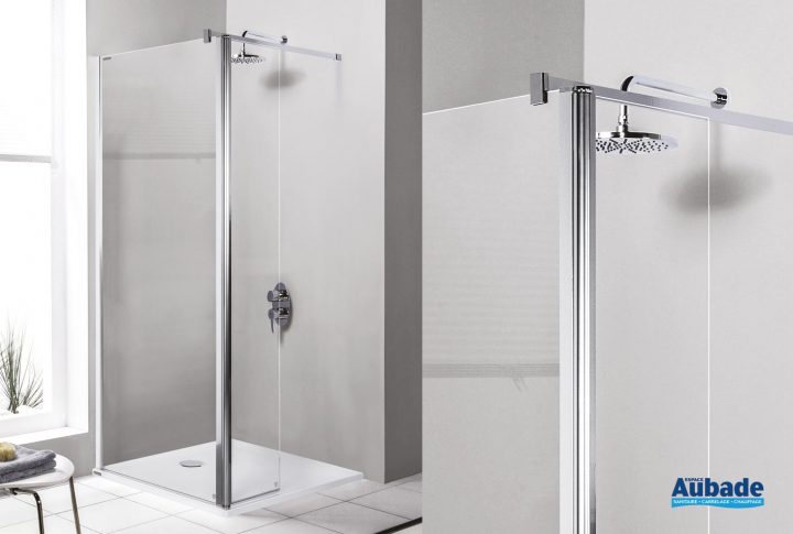 Parois De Douche Prestige Douche Ouverte Leda | Espace Aubade à Paroi De Douche Leda