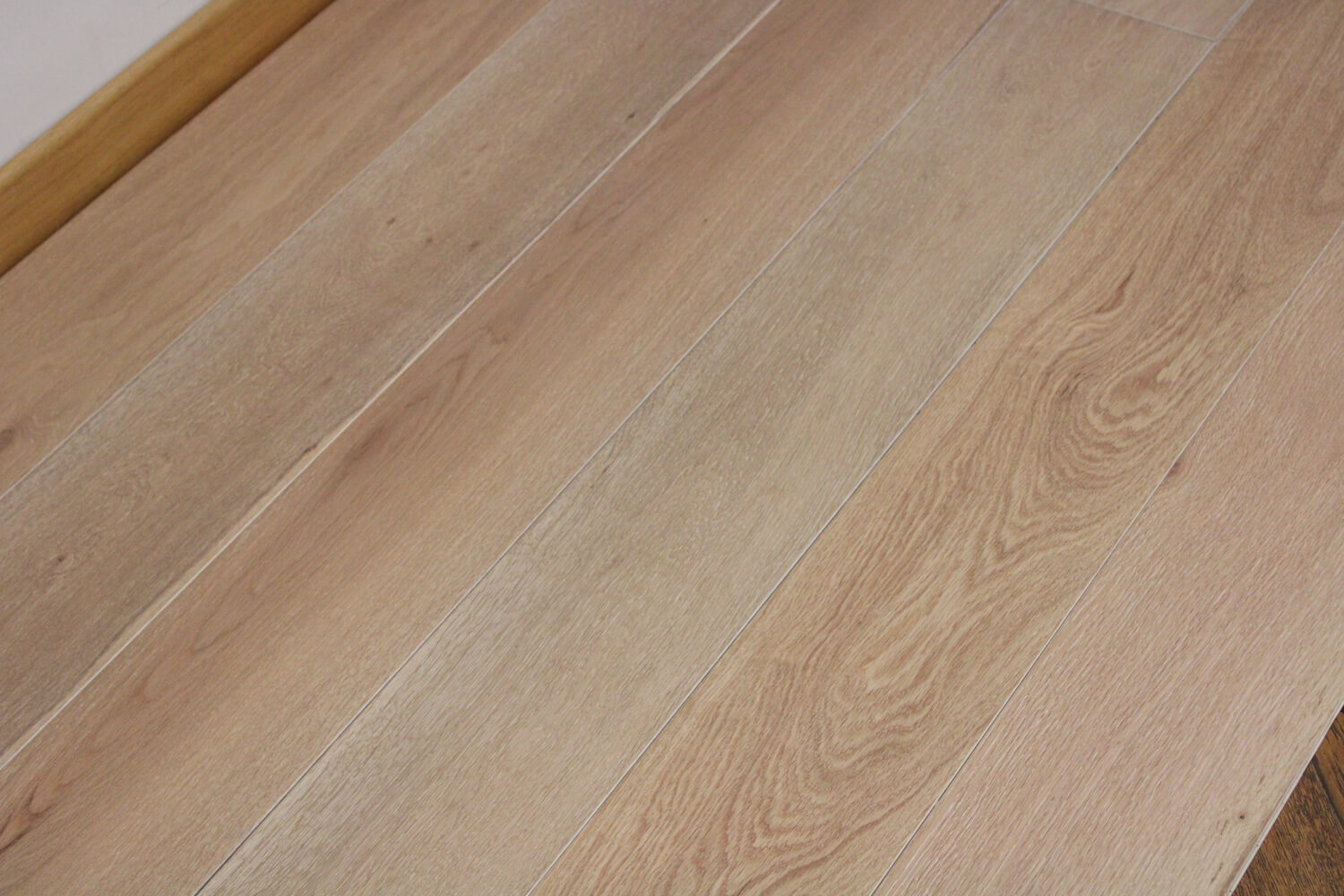 Parquet Contrecollé Chene - Nature -14 X 190 Mm - Pose tout Easiklip Parquet