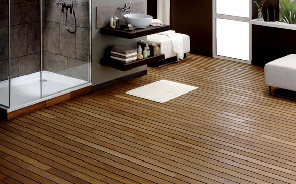 Parquet De Salle De Bain : Choisir Un Parquet Pour Pièce D'Eau pour Parquet Stratifié Salle De Bain