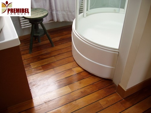 Parquet Flottant, Massif, Stratifie, Infos Commercial tout Parquet Stratifié Salle De Bain