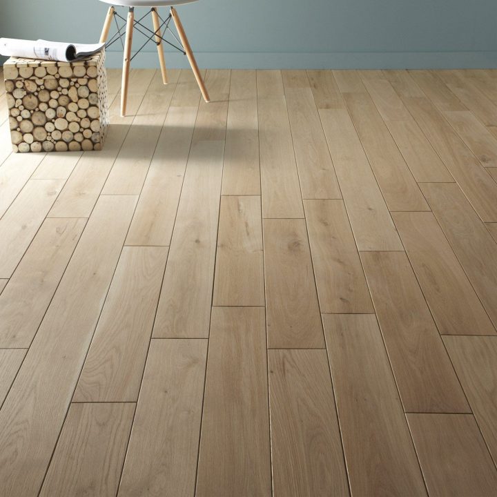 Parquet Massif Artens, Largeur L, Chêne Brut | Leroy intérieur Carrelage Imitation Parquet Leroy Merlin