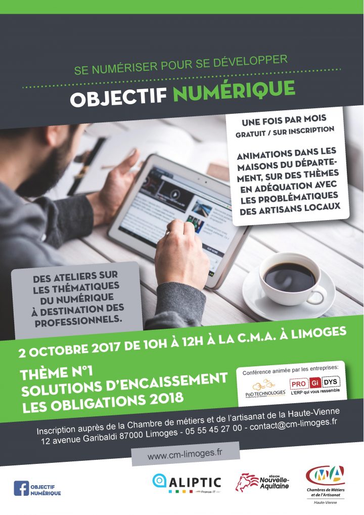 Participez Au 1Er Objectif Numérique! – Les Artisans avec Chambre Des Metiers Limoges