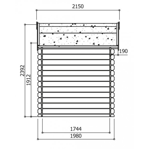 Petit Abri De Jardin En Bois Traité Autoclave 28Mm, Saran à Petit Abri De Jardin Pas Cher