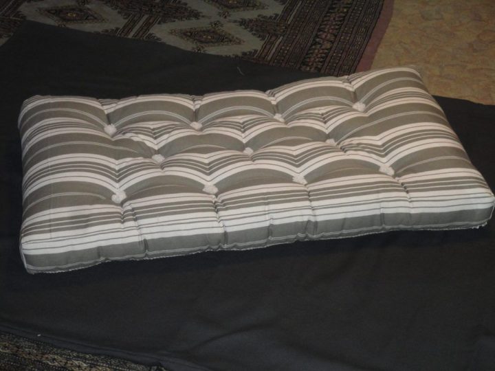 Photos Coussin Sur Mesure Pour Banquette Avec Matelas destiné Matelas De Sol Banquette 60X120X15