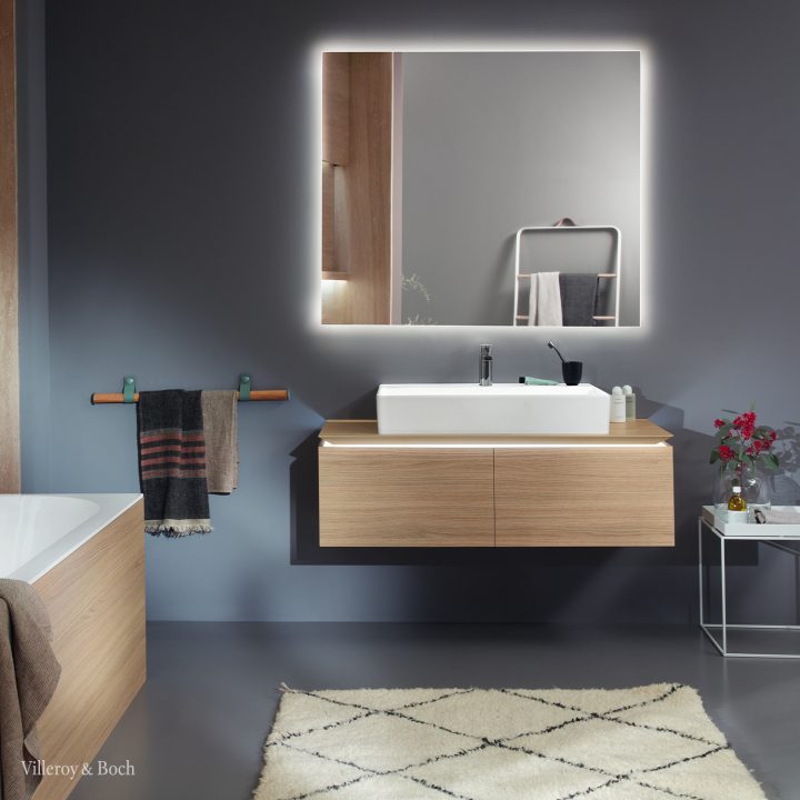 Pin Auf Salle De Bains Miroirs | Villeroy & Boch intérieur Miroir Éclairant Salle De Bain