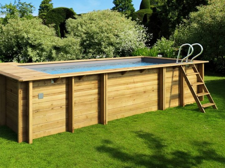 Piscine Bois Hors-Sol Proswell Urbaine 6.50X3.50M intérieur Piscine Hors Sol Bois Cora