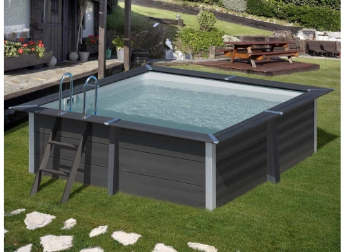 Piscine Bois Hors Sol Ubbink, Sunbay Pas Cher + Livraison encequiconcerne Piscine Composite Pas Cher