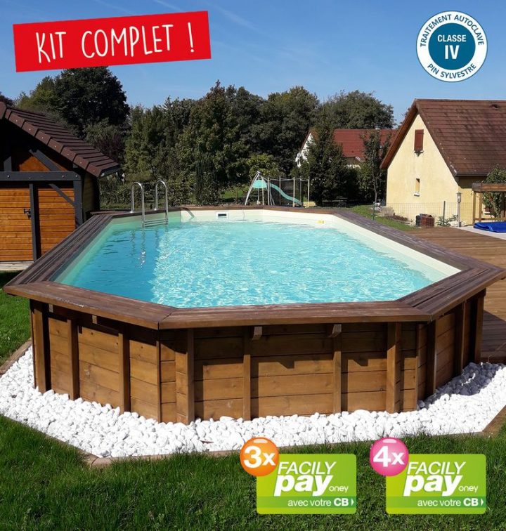 Piscine Bois Nebraska 7,11X4,00 H 1,38 | Cash Piscines concernant Piscine Bois 4X2 5