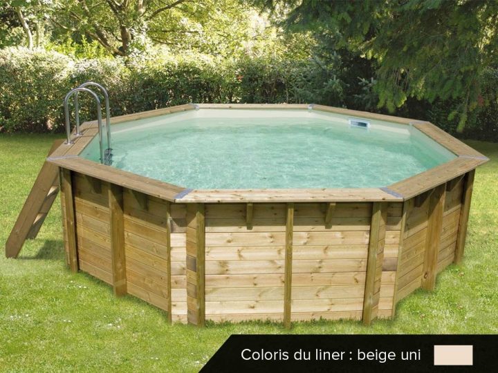 Piscine Bois Pas Cher Océa 4,30 X 1,20 M Ubbink | Jardideco serapportantà Piscine Composite Pas Cher