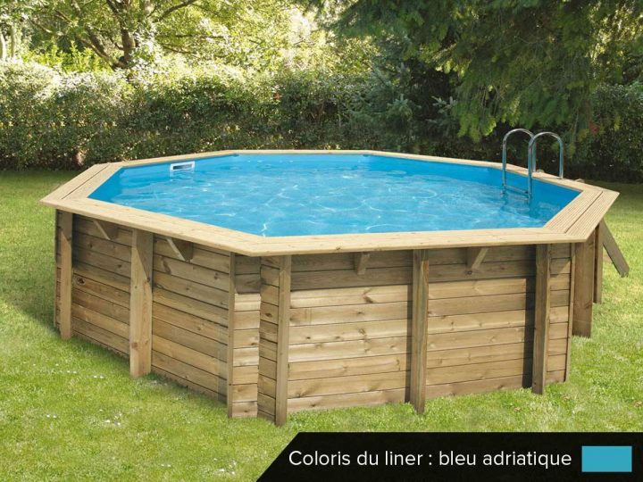 Piscine Bois Pas Cher Ocea 5,10 X 1,20 M Ubbink | Jardideco dedans Piscine Composite Pas Cher