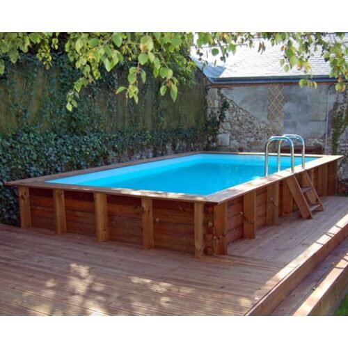 Piscine Bois Sunbay Marbella 400 X 250 Cm- Mypiscine à Piscine Bois Hors Sol Cora