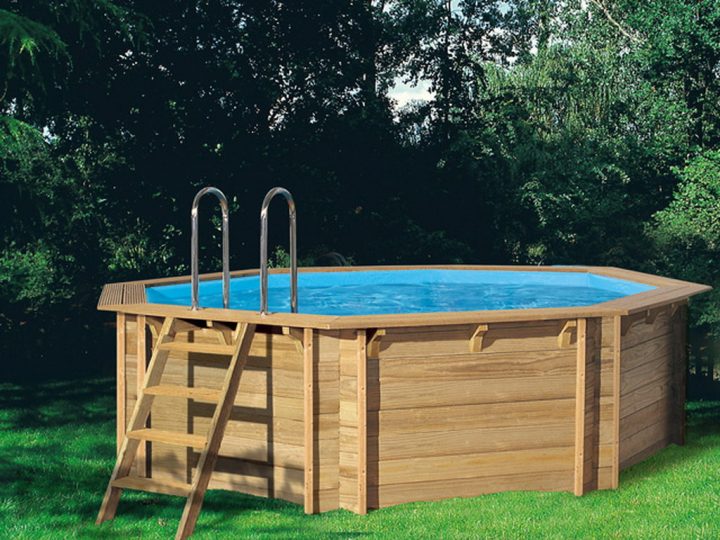 Piscine Hors-Sol Bois Bwt Mypool Tropic Octo 505 H120Cm encequiconcerne Piscine Hors Sol Bois Cora