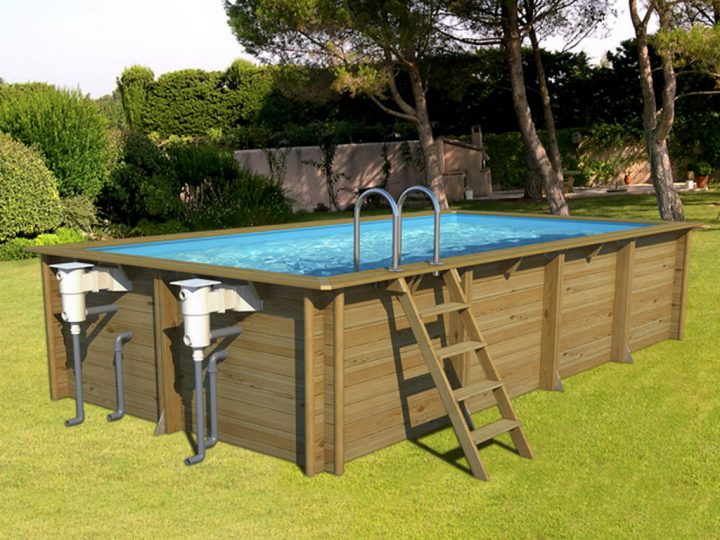 Piscine Hors-Sol Bois Bwt Mypool Weva Rectangle 4.5X3 encequiconcerne Piscine Bois 4X2 5