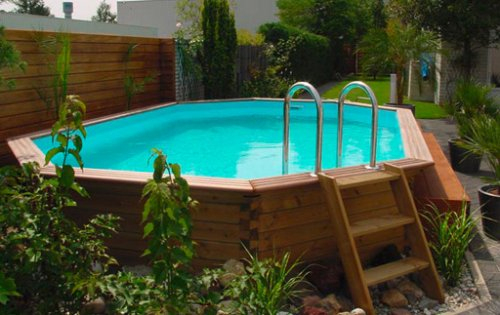 Piscine Hors Sol Bois Oblong M2 – 8,10 X 4,60 M – H. 1,33 serapportantà Piscine Hors Sol Bois Cora