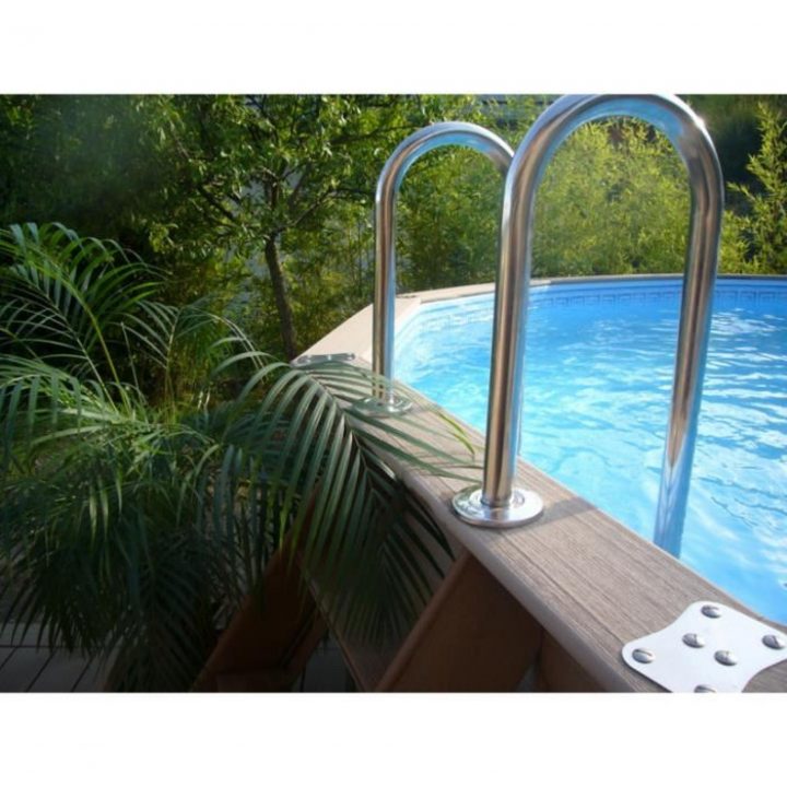 Piscine Ronde New Bounty En Bois Composite Diamètre 5.3M pour Piscine Hors Sol Composite Pas Cher