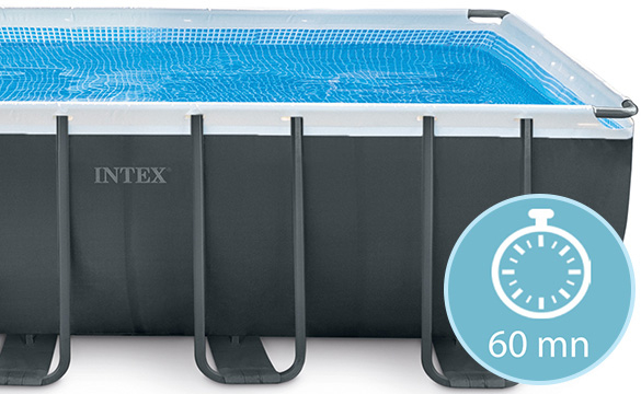 Piscine Tubulaire Rectangulaire Ultra Silver Intex destiné Cora Piscine Hors Sol