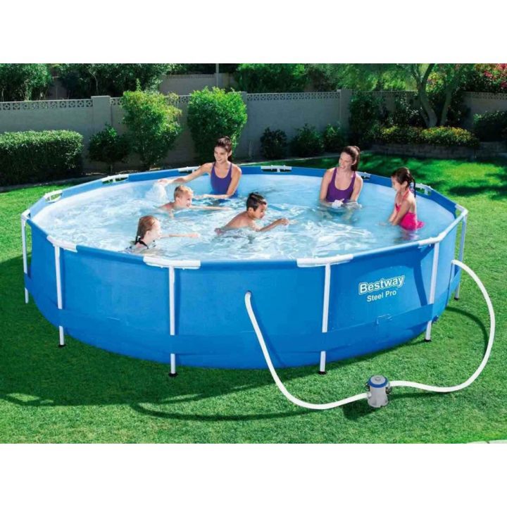 Piscine Tubulaire Ronde 366X76Cm + Filtre À Cartouche Bestway tout Destockage Piscine Tubulaire