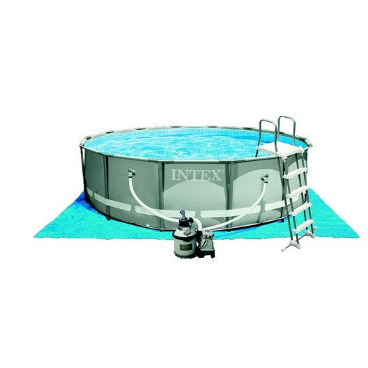 Piscine Tubulaire Ultra Intex Diam.4.27 M X H.1.22 M serapportantà Piscine Hors Sol Tubulaire Zodiac Kd Plus 8X4X1.32