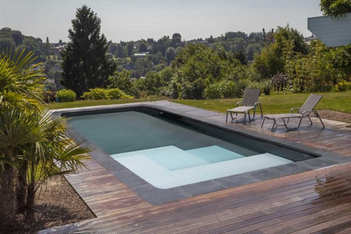 Plage Piscine Margelle à Margelle Piscine Avec Retombée