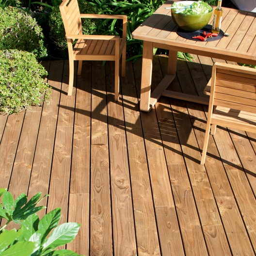 Planche Bois Terrasse Conception – Idees Conception Jardin intérieur Planche Clipsable Bois Xtiles