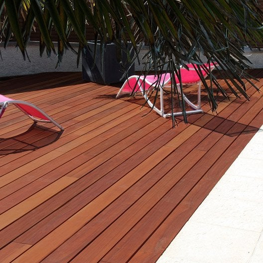 Planche Bois Terrasse Planche Bois Akola Naturel L 270 X L tout Planche Clipsable Bois Xtiles