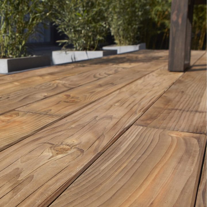 Planche Bois Terrasse Planche Bois Douglas Naterial Marron avec Planche Clipsable Bois Xtiles