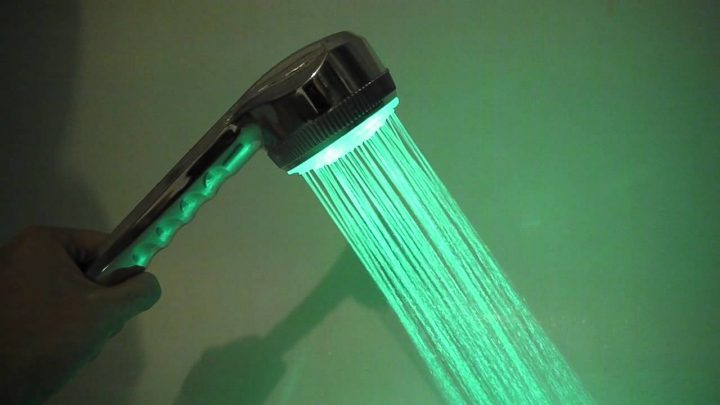 Pommeau De Douche Lumineux Led – Ledosaure.fr intérieur Pomme De Douche Lumineuse