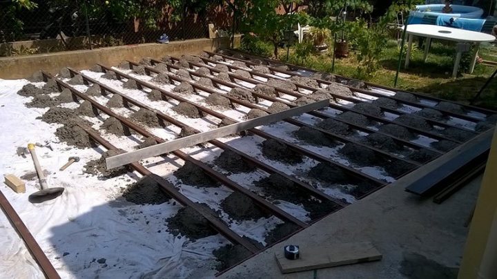 Prix Terrasse Composite Sur Pilotis – Mailleraye.fr Jardin avec Dalle Stabilisatrice Beton Pour Plot