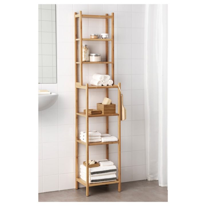 Rågrund Étagère – Bambou 33 Cm à Étagère Salle De Bain Bois