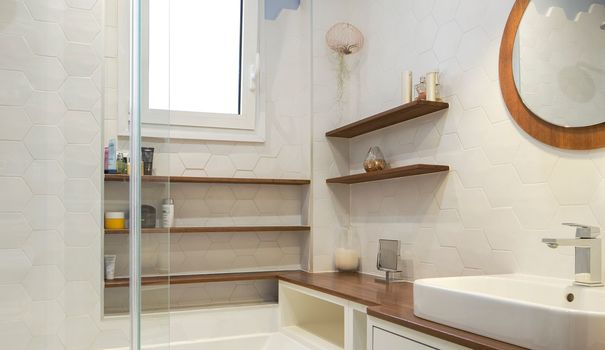 Rangement Salle De Bain Bien Pensé Par Les Pro – Côté Maison avec Fabriquer Meuble Salle De Bain Avec Plan De Travail